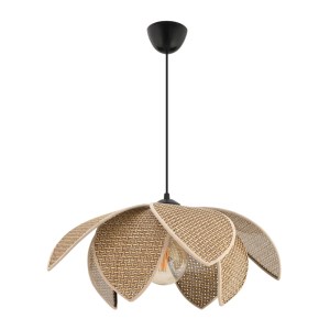 meg-GP052-0254,1-1 ΦΩΤΙΣΤΙΚΟ ΟΡΟΦΗΣ MAGNOLIA MEGAPAP E27 ΥΦΑΣΜΑ PVC ΜΟΝΟΦΩΤΟ ΧΡΩΜΑ ΜΠΕΖ Ø40X55ΕΚ.