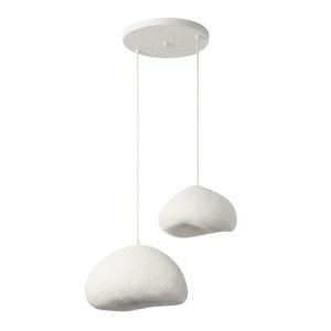 meg-GP052-0255,1-3 ΦΩΤΙΣΤΙΚΟ ΟΡΟΦΗΣ LOVAL MEGAPAP E27 FIBERGLASS ΔΙΦΩΤΟ ΧΡΩΜΑ ΛΕΥΚΟ Ø70X115ΕΚ.