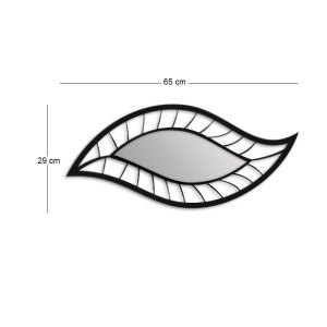 meg-GP052-0259,1-2 ΔΙΑΚΟΣΜΗΤΙΚΟ ΤΟΙΧΟΥ VENO ΜEGAPAP ΜΕ PLEXIGLASS 65X10X29ΕΚ.