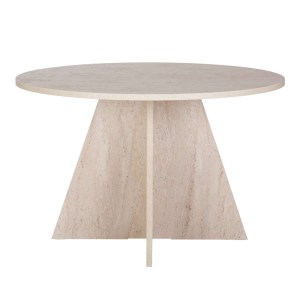 meg-GP052-0270,2-5 ΤΡΑΠΕΖΙ VIRELA MEGAPAP ΧΡΩΜΑ TRAVERTINE Ø120X75ΕΚ.