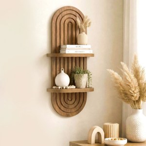meg-GP052-0276,1-0 ΡΑΦΙΕΡΑ ΤΟΙΧΟΥ ARTWILL MEGAPAP MDF ΧΡΩΜΑ OAK 26X13X70ΕΚ.