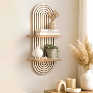 meg-GP052-0276,3-0 ΡΑΦΙΕΡΑ ΤΟΙΧΟΥ ARTWILL MEGAPAP MDF ΧΡΩΜΑ ΛΕΥΚΟ - OAK 26X13X70ΕΚ.