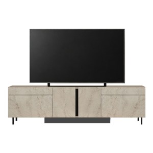 meg-GP052-0278,2-4 ΕΠΙΠΛΟ ΤΗΛΕΟΡΑΣΗΣ ARLEN MEGAPAP ΜΕ LED RGB ΧΡΩΜΑ TRAVERTINE 180X32X50ΕΚ.