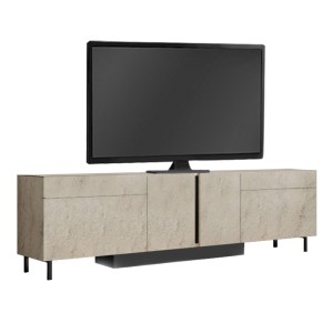 meg-GP052-0278,2-5 ΕΠΙΠΛΟ ΤΗΛΕΟΡΑΣΗΣ ARLEN MEGAPAP ΜΕ LED RGB ΧΡΩΜΑ TRAVERTINE 180X32X50ΕΚ.