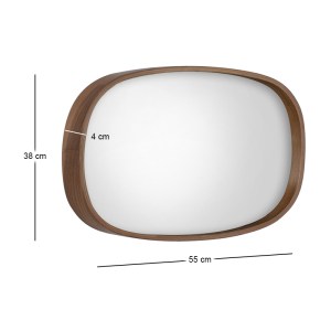 meg-GP052-0282,1-3 ΚΑΘΡΕΠΤΗΣ ΤΟΙΧΟΥ CLOUDY MEGAPAP ΞΥΛΟ ΧΡΩΜΑ ΚΑΡΥΔΙ 55X4X38ΕΚ.