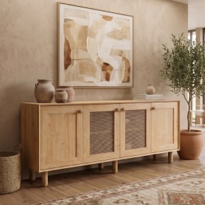 meg-GP052-0287,1-0 ΜΠΟΥΦΕΣ BOHEMIAN MEGAPAP ΧΡΩΜΑ ΦΥΣΙΚΟ ΟΞΙΑΣ 180X40X75ΕΚ.