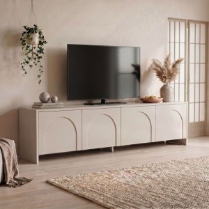 meg-GP052-0290,2-0 ΕΠΙΠΛΟ ΤΗΛΕΟΡΑΣΗΣ AURELIA MEGAPAP ΧΡΩΜΑ ΚΡΕΜ 180X32X45ΕΚ.