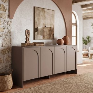 meg-GP052-0291,1-0 ΜΠΟΥΦΕΣ AURELIA MEGAPAP ΧΡΩΜΑ ΜΟΚΑ 180X45X80ΕΚ.