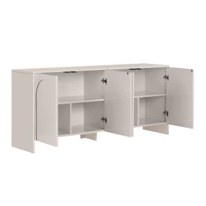 meg-GP052-0291,2-7 ΜΠΟΥΦΕΣ AURELIA MEGAPAP ΧΡΩΜΑ ΚΡΕΜ 180X45X80ΕΚ.