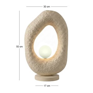 meg-GP052-0298,1-2 ΦΩΤΙΣΤΙΚΟ ΕΠΙΤΡΑΠΕΖΙΟ ZOGA MEGAPAP G9 FIBERGLASS ΜΟΝΟΦΩΤΟ ΧΡΩΜΑ ΕΚΡΟΥ 30X17X50ΕΚ.