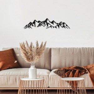 meg-GP052-0302,1-2 ΔΙΑΚΟΣΜΗΤΙΚΟ ΤΟΙΧΟΥ MOUNTAIN MEGAPAP ΜΕΤΑΛΛΙΚΟ ΧΡΩΜΑ ΜΑΥΡΟ 62X14ΕΚ.