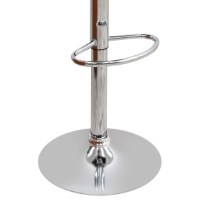 meg-GP057-0002,3-7 ΣΚΑΜΠΟ ΜΠΑΡ CARMELO MEGAPAP ΜΕ ΡΥΘΜΙΖΟΜΕΝΟ ΥΨΟΣ PU ΚΑΦΕ - ΒΑΣΗ ΧΡΩΜΙΟΥ 45X42X90/113ΕΚ.