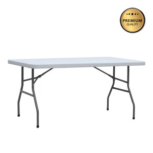 meg-GP058-0005,1-0 ΤΡΑΠΕΖΙ CATERING - ΣΥΝΕΔΡΙΟΥ CAPRI MEGAPAP ΠΤΥΣΣΟΜΕΝΟ - ΜΟΝΟΚΟΜΜΑΤΗ ΕΠΙΦΑΝΕΙΑ ΧΡΩΜΑ ΛΕΥΚΟ ΤΟΥ ΠΑΓΟΥ 152X76X74ΕΚ.