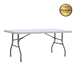 meg-GP058-0006,1-0 ΤΡΑΠΕΖΙ CATERING - ΣΥΝΕΔΡΙΟΥ CAPRI MEGAPAP ΠΤΥΣΣΟΜΕΝΟ - ΜΟΝΟΚΟΜΜΑΤΗ ΕΠΙΦΑΝΕΙΑ ΧΡΩΜΑ ΛΕΥΚΟ ΤΟΥ ΠΑΓΟΥ 183X76X74ΕΚ.