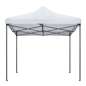 meg-GP059-0001,1-3 ΚΙΟΣΚΙ - GAZEBO BARI MEGAPAP ΠΤΥΣΣΟΜΕΝΟ ΜΕΤΑΛΛΙΚΟΣ ΣΚΕΛΕΤΟΣ - ΑΔΙΑΒΡΟΧΟ ΥΦΑΣΜΑ ΧΡΩΜΑ ΛΕΥΚΟ 3X3X3,10M.