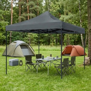 meg-GP059-0001,2-2 ΚΙΟΣΚΙ - GAZEBO BARI MEGAPAP ΠΤΥΣΣΟΜΕΝΟ ΜΕΤΑΛΛΙΚΟΣ ΣΚΕΛΕΤΟΣ - ΑΔΙΑΒΡΟΧΟ ΥΦΑΣΜΑ ΧΡΩΜΑ ΓΚΡΙ 3X3X3,10M.