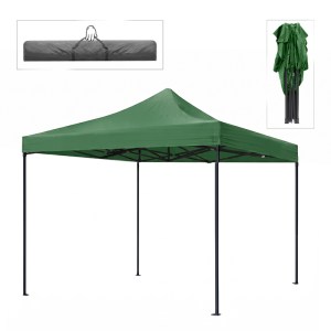 meg-GP059-0001,4-0 ΚΙΟΣΚΙ - GAZEBO BARI MEGAPAP ΠΤΥΣΣΟΜΕΝΟ ΜΕΤΑΛΛΙΚΟΣ ΣΚΕΛΕΤΟΣ - ΑΔΙΑΒΡΟΧΟ ΥΦΑΣΜΑ ΧΡΩΜΑ ΠΡΑΣΙΝΟ 3X3X3,10M.