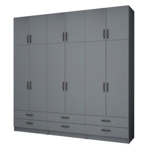 meg-GP100-0067,4-0 ΝΤΟΥΛΑΠΑ ΡΟΥΧΩΝ RICARDO MEGAPAP ΕΞΑΦΥΛΛΗ ΜΕ ΠΑΤΑΡΙ ΚΑΙ ΣΥΡΤΑΡΙΑ ΧΡΩΜΑ ΑΝΘΡΑΚΙ 240X51,8X240ΕΚ.