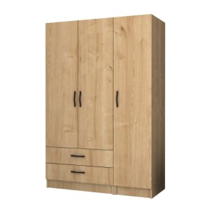 meg-GP100-0068,2-0 ΝΤΟΥΛΑΠΑ ΡΟΥΧΩΝ RICARDO MEGAPAP ΤΡΙΦΥΛΛΗ ΜΕ ΣΥΡΤΑΡΙΑ ΧΡΩΜΑ ΦΥΣΙΚΟ ΟΞΙΑΣ 120X51,8X181ΕΚ.