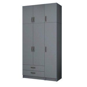 meg-GP100-0069,4-0 ΝΤΟΥΛΑΠΑ ΡΟΥΧΩΝ RICARDO MEGAPAP ΤΡΙΦΥΛΛΗ ΜΕ ΠΑΤΑΡΙ ΚΑΙ ΣΥΡΤΑΡΙΑ ΧΡΩΜΑ ΑΝΘΡΑΚΙ 120X51,8X240ΕΚ.