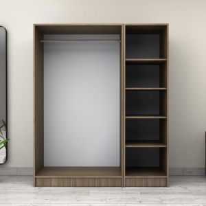 meg-GP100-0081,3-2 ΝΤΟΥΛΑΠΑ ΡΟΥΧΩΝ VICTORIA MEGAPAP ΤΡΙΦΥΛΛΗ ΧΡΩΜΑ ΚΑΡΥΔΙ 150X60X181ΕΚ.