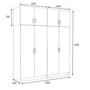 meg-GP100-0086,1-4 ΝΤΟΥΛΑΠΑ ΡΟΥΧΩΝ VICTORIA MEGAPAP ΤΕΤΡΑΦΥΛΛΗ ΜΕ ΠΑΤΑΡΙ ΧΡΩΜΑ ΛΕΥΚΟ 200X60X240ΕΚ.