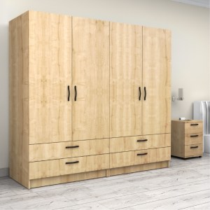 meg-GP100-0087,2-3 ΝΤΟΥΛΑΠΑ ΡΟΥΧΩΝ VICTORIA MEGAPAP ΤΕΤΡΑΦΥΛΛΗ ΜΕ ΣΥΡΤΑΡΙΑ ΧΡΩΜΑ ΦΥΣΙΚΟ ΟΞΙΑΣ 200X60X181ΕΚ.