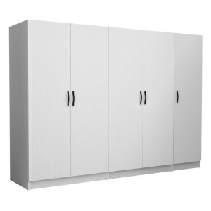 meg-GP100-0091,1-0 ΝΤΟΥΛΑΠΑ ΡΟΥΧΩΝ VICTORIA MEGAPAP ΠΕΝΤΑΦΥΛΛΗ ΧΡΩΜΑ ΛΕΥΚΟ 250X60X181ΕΚ.