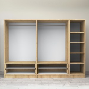 meg-GP100-0093,2-2 ΝΤΟΥΛΑΠΑ ΡΟΥΧΩΝ VICTORIA MEGAPAP ΠΕΝΤΑΦΥΛΛΗ ΜΕ ΣΥΡΤΑΡΙΑ ΧΡΩΜΑ ΦΥΣΙΚΟ ΟΞΙΑΣ 250X60X181ΕΚ.