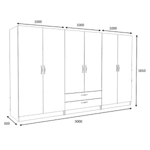 meg-GP100-0099,2-4 ΝΤΟΥΛΑΠΑ ΡΟΥΧΩΝ VICTORIA MEGAPAP ΕΞΑΦΥΛΛΗ ΜΕ ΣΥΡΤΑΡΙΑ ΧΡΩΜΑ ΦΥΣΙΚΟ ΟΞΙΑΣ 300X60X181ΕΚ.