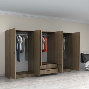 meg-GP100-0099,3-1 ΝΤΟΥΛΑΠΑ ΡΟΥΧΩΝ VICTORIA MEGAPAP ΕΞΑΦΥΛΛΗ ΜΕ ΣΥΡΤΑΡΙΑ ΧΡΩΜΑ ΚΑΡΥΔΙ 300X60X181ΕΚ.