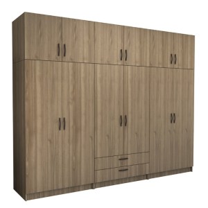 meg-GP100-0100,3-0 ΝΤΟΥΛΑΠΑ ΡΟΥΧΩΝ VICTORIA MEGAPAP ΕΞΑΦΥΛΛΗ ΜΕ ΠΑΤΑΡΙ ΚΑΙ ΣΥΡΤΑΡΙΑ ΧΡΩΜΑ ΚΑΡΥΔΙ 300X60X240ΕΚ.