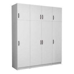 meg-GP100-0102,1-0 ΝΤΟΥΛΑΠΑ ΡΟΥΧΩΝ VICTORIA MEGAPAP ΤΕΤΡΑΦΥΛΛΗ ΜΕ ΠΑΤΑΡΙ ΧΡΩΜΑ ΛΕΥΚΟ 200X60X240ΕΚ.