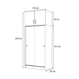 meg-GP100-0105,2-4 ΝΤΟΥΛΑΠΑ ΡΟΥΧΩΝ REGIO MEGAPAP ΔΙΦΥΛΛΗ ΣΥΡΟΜΕΝΗ ΜΕ ΠΑΤΑΡΙ ΧΡΩΜΑ ΦΥΣΙΚΟ ΟΞΙΑΣ 100X60X240ΕΚ.