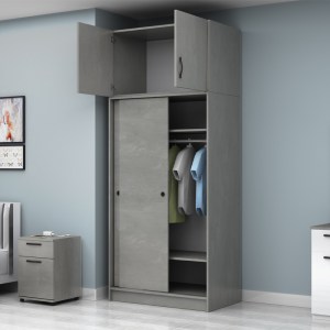 meg-GP100-0105,4-1 ΝΤΟΥΛΑΠΑ ΡΟΥΧΩΝ REGIO MEGAPAP ΔΙΦΥΛΛΗ ΣΥΡΟΜΕΝΗ ΜΕ ΠΑΤΑΡΙ ΧΡΩΜΑ ΓΚΡΙ ΣΚΥΡΟΔΕΜΑΤΟΣ 100X60X240ΕΚ.