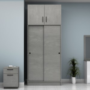 meg-GP100-0105,4-3 ΝΤΟΥΛΑΠΑ ΡΟΥΧΩΝ REGIO MEGAPAP ΔΙΦΥΛΛΗ ΣΥΡΟΜΕΝΗ ΜΕ ΠΑΤΑΡΙ ΧΡΩΜΑ ΓΚΡΙ ΣΚΥΡΟΔΕΜΑΤΟΣ 100X60X240ΕΚ.