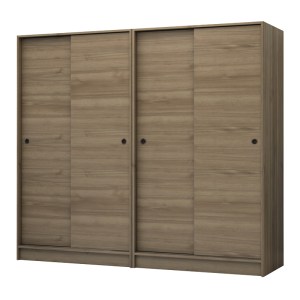 meg-GP100-0106,3-0 ΝΤΟΥΛΑΠΑ ΡΟΥΧΩΝ REGIO MEGAPAP ΤΕΤΡΑΦΥΛΛΗ ΣΥΡΟΜΕΝΗ ΧΡΩΜΑ ΚΑΡΥΔΙ 200X60X181ΕΚ.