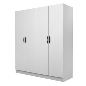 meg-GP100-0111,1-0 ΝΤΟΥΛΑΠΑ ΡΟΥΧΩΝ VIVIAN MEGAPAP ΤΕΤΡΑΦΥΛΛΗ ΧΡΩΜΑ ΛΕΥΚΟ 160X51,8X181ΕΚ.