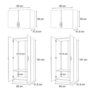 meg-GP100-0112,3-4 ΝΤΟΥΛΑΠΑ ΡΟΥΧΩΝ VIVIAN MEGAPAP ΤΕΤΡΑΦΥΛΛΗ ΜΕ ΠΑΤΑΡΙ ΧΡΩΜΑ ΚΑΡΥΔΙ 160X51,8X240ΕΚ.