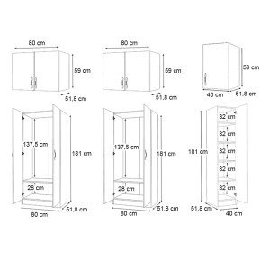 meg-GP100-0115,3-4 ΝΤΟΥΛΑΠΑ ΡΟΥΧΩΝ VIVIAN MEGAPAP ΠΕΝΤΑΦΥΛΛΗ ΜΕ ΠΑΤΑΡΙ ΧΡΩΜΑ ΚΑΡΥΔΙ 200X51,8X240ΕΚ.