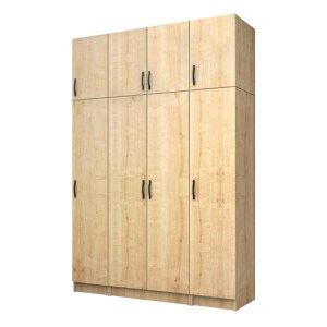 meg-GP100-0118,2-0 ΝΤΟΥΛΑΠΑ ΡΟΥΧΩΝ VIVIAN MEGAPAP ΤΕΤΡΑΦΥΛΛΗ ΜΕ ΠΑΤΑΡΙ ΧΡΩΜΑ ΦΥΣΙΚΟ ΟΞΙΑΣ 160X51,8X240ΕΚ.