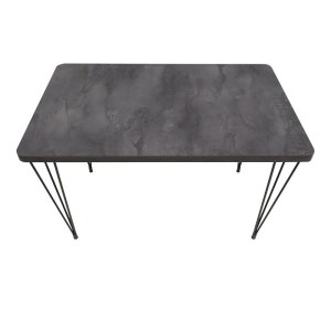 meg-GP100-0139,4-4 ΣΕΤ ΤΡΑΠΕΖΑΡΙΑ 5ΤΜΧ ROGER - KEVIN MEGAPAP MDF - ΥΦΑΣΜΑ ΧΡΩΜΑ ΣΚΟΥΡΟ ΓΚΡΙ ΣΚΥΡΟΔΕΜΑΤΟΣ - ΓΚΡΙ 120X70X75ΕΚ.