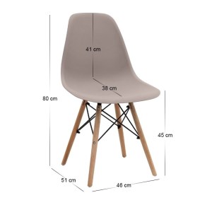 meg-GP100-0188,4-4 ΣΕΤ ΤΡΑΠΕΖΑΡΙΑ 5ΤΜΧ ALLOS - NOVA MEGAPAP ΧΡΩΜΑ SAPPHIRE OAK - CAPPUCCINO 75X75X77ΕΚ.