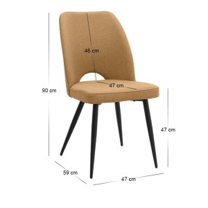 meg-GP100-0212,3-4 ΣΕΤ ΤΡΑΠΕΖΑΡΙΑ 5ΤΜΧ DARLEN - CHRISTY MEGAPAP ΧΡΩΜΑ SAPPHIRE OAK - ΜΟΥΣΤΑΡΔΙ 125X72X74ΕΚ.
