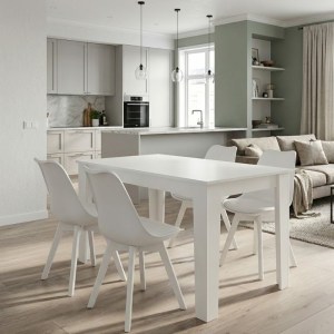 meg-GP100-0216,2-0 ΣΕΤ ΤΡΑΠΕΖΑΡΙΑ 5ΤΜΧ DARLEN - VIVA MEGAPAP ΧΡΩΜΑ ΛΕΥΚΟ 125X72X74ΕΚ.