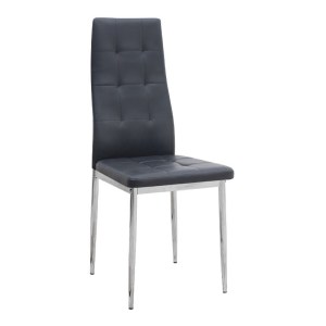 meg-GP100-0220,1-1 ΣΕΤ ΤΡΑΠΕΖΑΡΙΑ 5ΤΜΧ DARLEN - ROSA MEGAPAP ΧΡΩΜΑ ΛΕΥΚΟ - ΜΑΥΡΟ/ΧΡΩΜΙΟΥ ΠΟΔΙ 125X72X74ΕΚ.