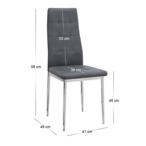 meg-GP100-0220,2-4 ΣΕΤ ΤΡΑΠΕΖΑΡΙΑ 5ΤΜΧ DARLEN - ROSA MEGAPAP ΧΡΩΜΑ ΛΕΥΚΟ - ΓΚΡΙ/ΧΡΩΜΙΟΥ ΠΟΔΙ 125X72X74ΕΚ.