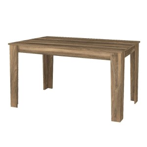 meg-GP100-0243,3-3 ΣΕΤ ΤΡΑΠΕΖΑΡΙΑ 5ΤΜΧ DARLEN - KEVIN MEGAPAP ΧΡΩΜΑ ΚΑΡΥΔΙ - ΜΟΚΑ 125X72X74ΕΚ.