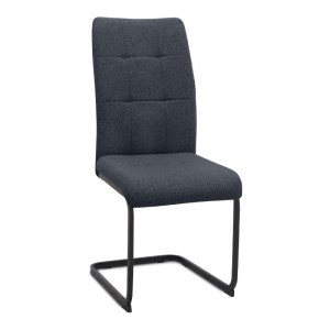 meg-GP100-0257,1-1 ΣΕΤ ΤΡΑΠΕΖΑΡΙΑ 5ΤΜΧ DARLEN - LAURA MEGAPAP ΧΡΩΜΑ SENCRON BLACK - ΑΝΘΡΑΚΙ 125X72X74ΕΚ.