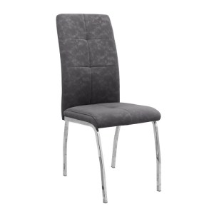 meg-GP100-0258,2-1 ΣΕΤ ΤΡΑΠΕΖΑΡΙΑ 5ΤΜΧ DARLEN - ALMA MEGAPAP ΧΡΩΜΑ SENCRON BLACK - ΓΚΡΙ 125X72X74ΕΚ.